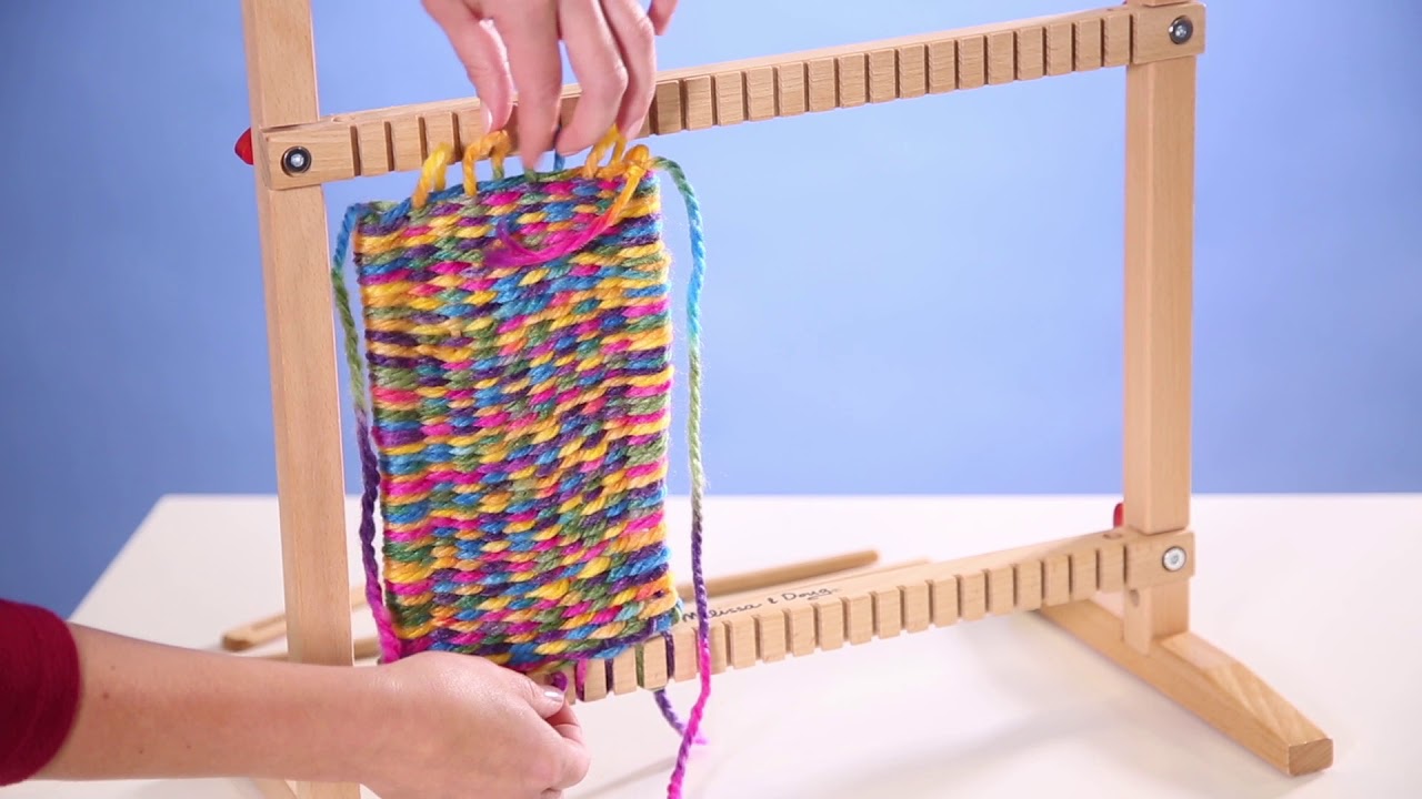 how to weave with a loom